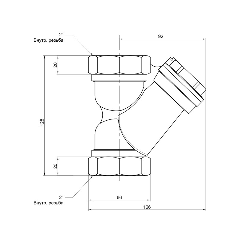 SD Forte Фільтр 2" для води SF124W50