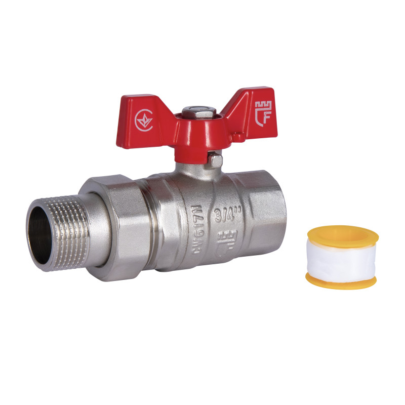 SD Forte Кран кульовий "Американка" 3/4" прямий SF220W20