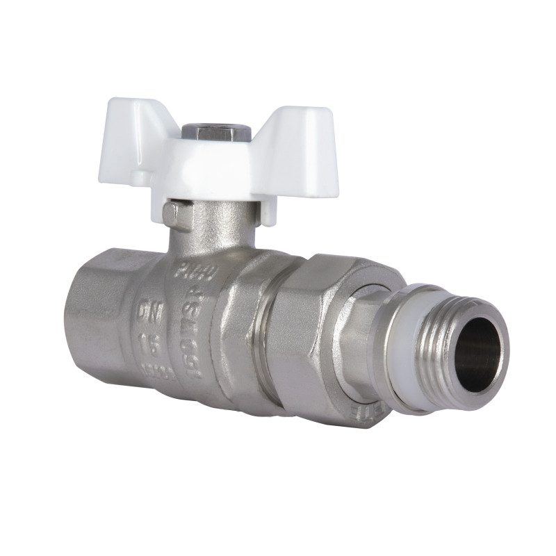 SD Forte Кран кульовий "Американка" 1/2" з антипротіканням прямий SF222W15