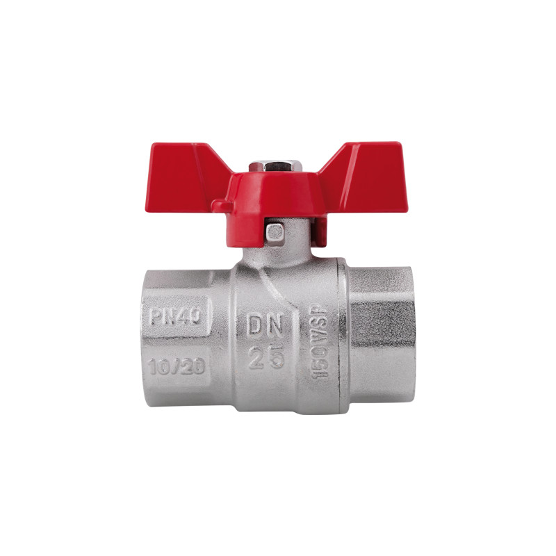 SD Forte Кран кульовий 1" ВР для води (метелик) SF602W25