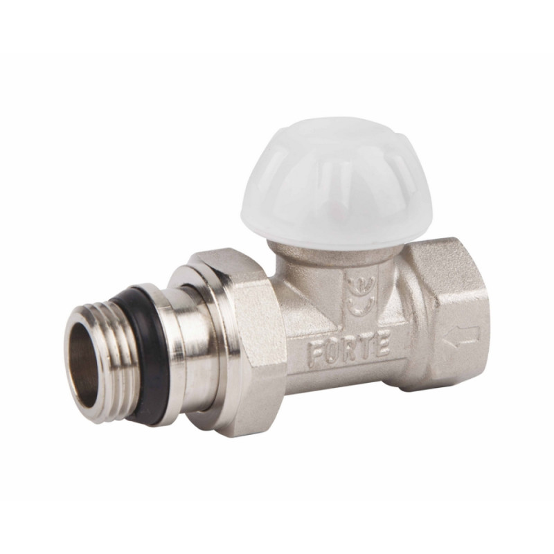 SD Forte Кран радіаторний Powerful 1/2" з антипротіканням прямий SF231W15