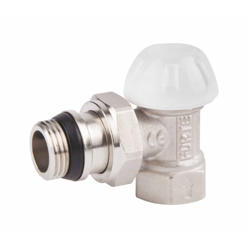 SD Forte Кран радіаторний Powerful 1/2" з антипротіканням кутовий SF233W15