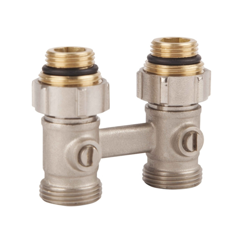 SD Forte Кран кульовий 3/4"х1/2" для радіатора нижній SF251W15