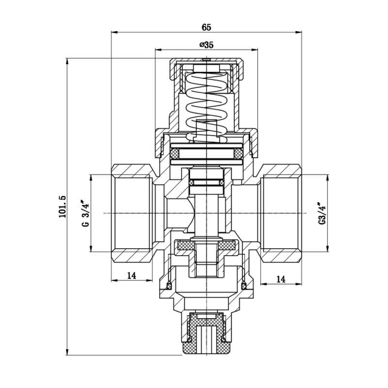 SD Forte Редуктор 3/4" SF241W20