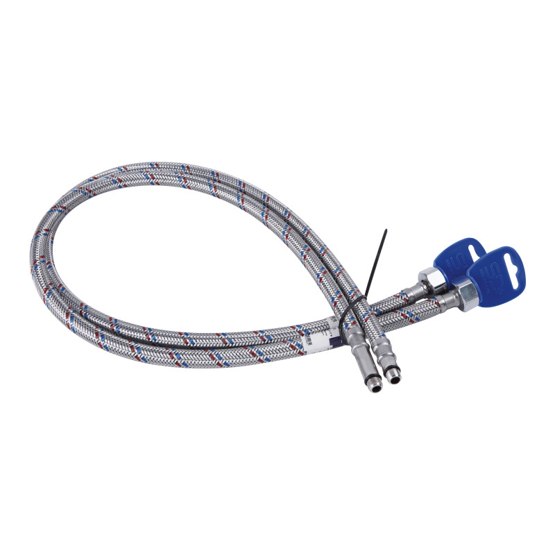 SD Plus Гнучка підводка для води М10 80 см (пара) SD396W80