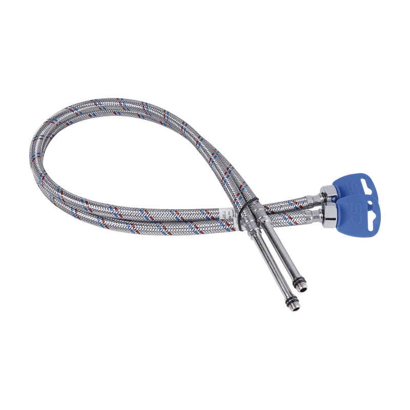 SD Plus Гнучка підводка для води М10 80 см (пара) SD396W80L