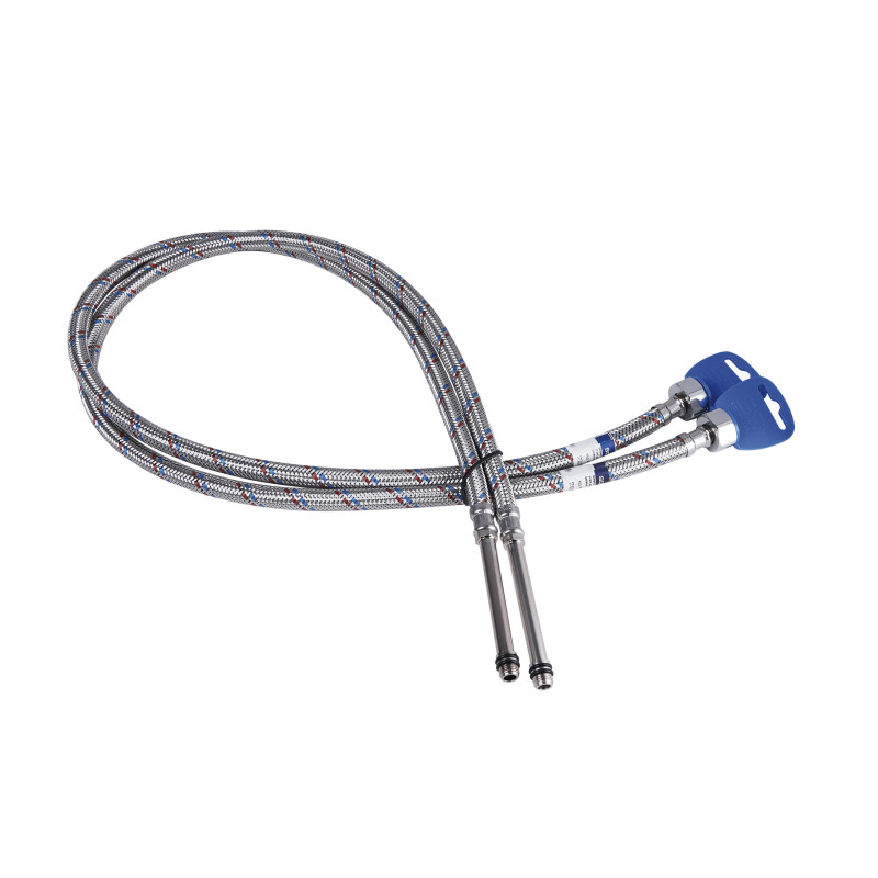 SD Plus Гнучка підводка для води М10 100 см (пара) SD396W100L