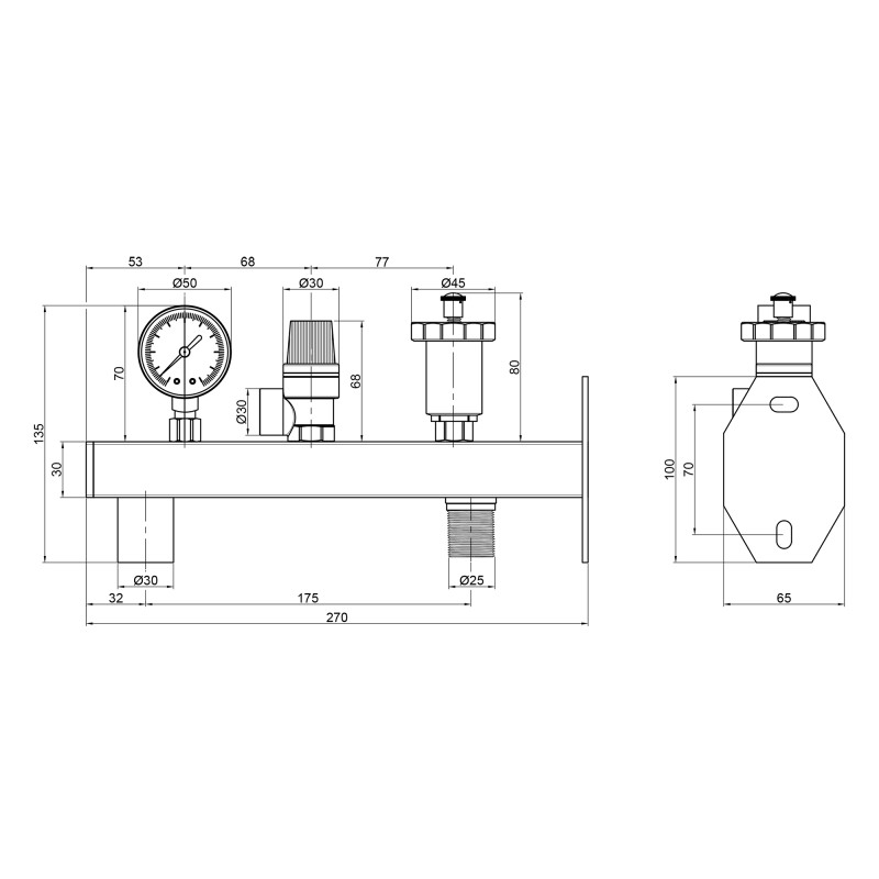 SD Plus Група безпеки для розширювального бака 3/4'' SD292W20