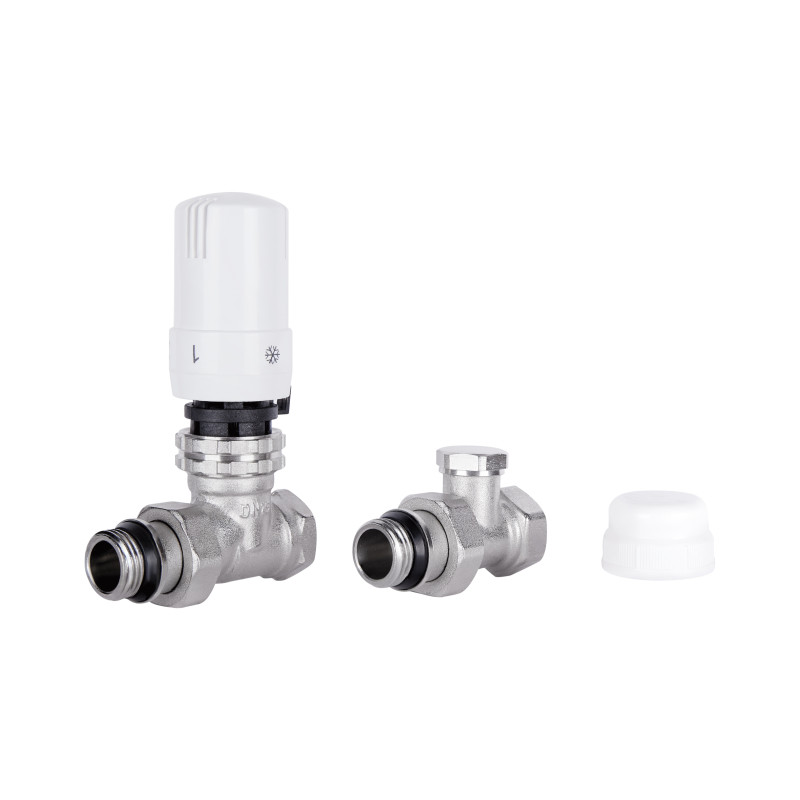 SD Plus Комплект термостатичний 1/2" для радіатора прямий SD353W15