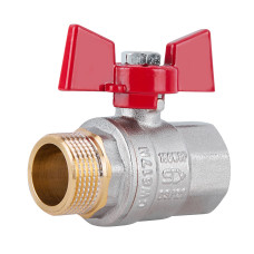 SD Plus Кран кульовий 3/4" ВЗ для води (метелик) SD607NW20PN40