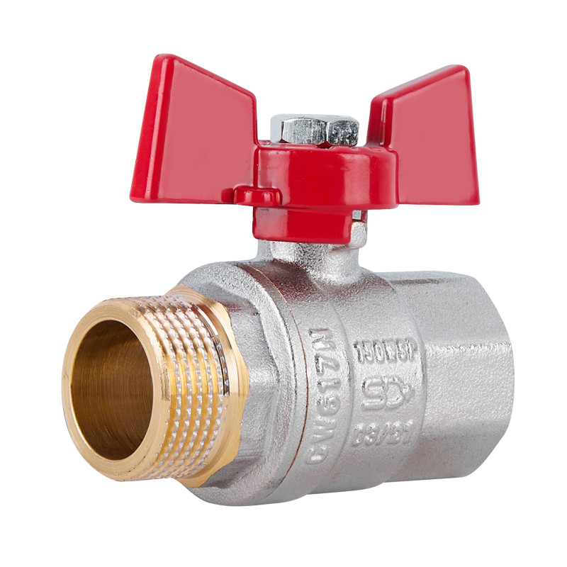 SD Plus Кран кульовий 3/4" ВЗ для води (метелик) SD607NW20PN40