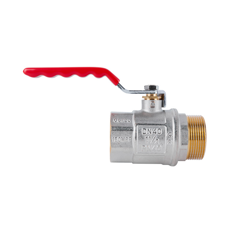 SD Plus Кран кульовий 1" 1/2 ВЗ для води (важіль) SD605NW40PN40