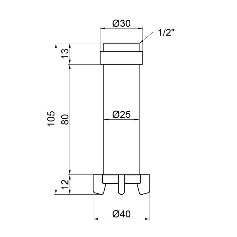 SD Forte Картридж фільтруючий для самопромивного фільтра 1/2", 3/4" SF127FW1520