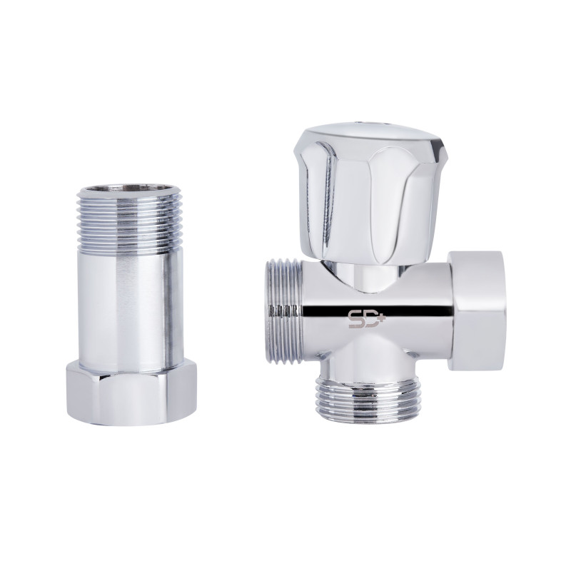 SD Plus Кран приладовий кульовий з подовжувачем 3/4" ЗЗВ SD183W20