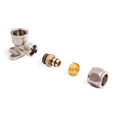 SD Forte Кут обтискний настінний 16х1/2" ВР SF179W1615