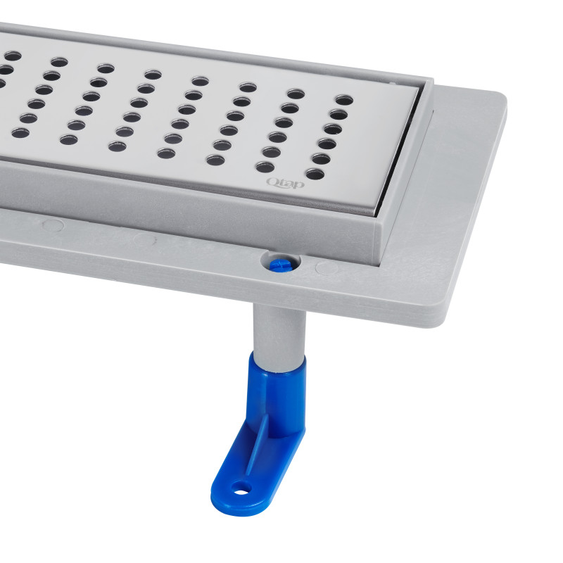 Qtap Трап Dry FB304-800 лінійний з сухим закривом та нержавіючою решіткою 800х73