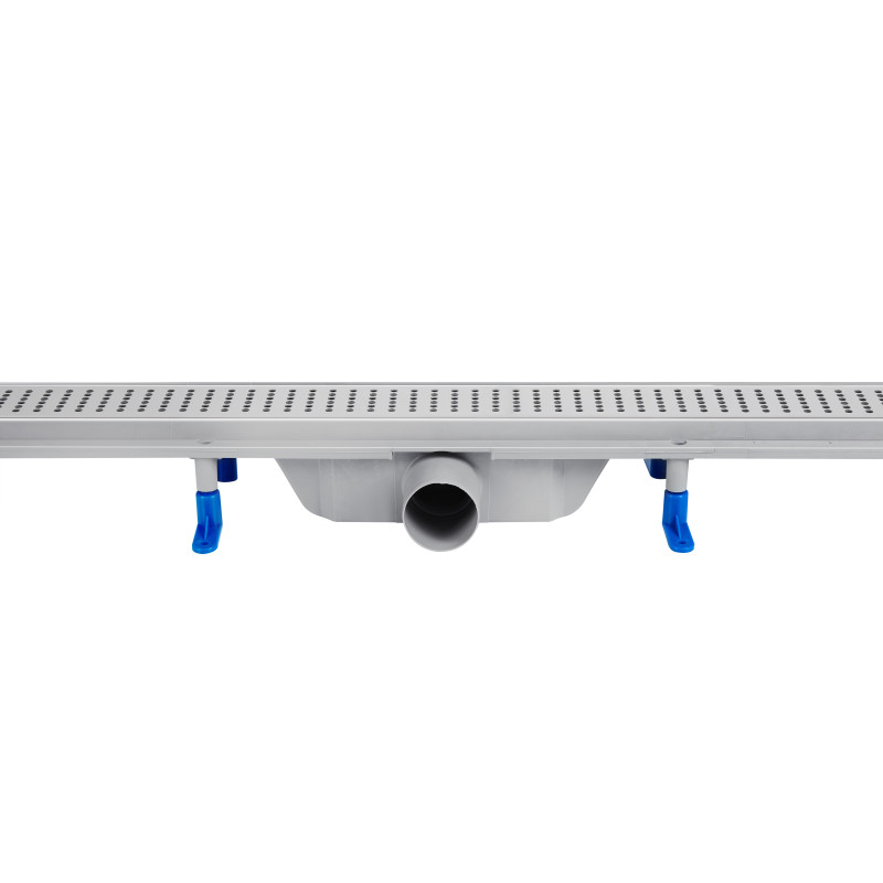 Qtap Трап Dry FB304-900 лінійний з сухим закривом та нержавіючою решіткою 900х73