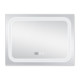 Qtap Дзеркало Mideya (DC-F906) 800х600 з LED-підсвічуванням Touch, з антизапотіванням, з годинником, димером, рег. яскравості QT2078F906W