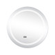 Qtap Дзеркало Mideya (DC-F803) R600 з LED-підсвічуванням Touch, з антизапотіванням, з годинником, димером, рег. яскравості QT2078F803W