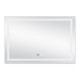 Qtap Дзеркало Mideya (DC-F613) 1200х800 з LED-підсвічуванням Touch, з антизапотіванням, з годинником, димером, рег. яскравості QT2078F613W
