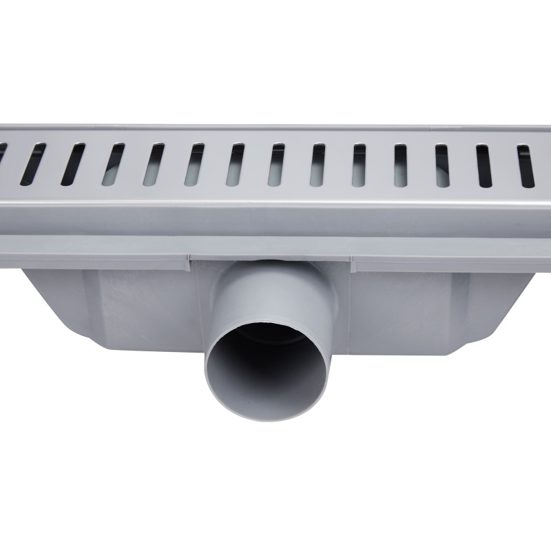 Qtap Трап Dry FA304-600 лінійний з сухим закривом та нержавіючою решіткою 600х73