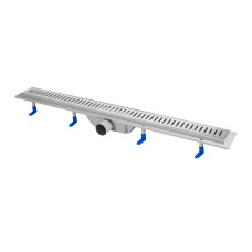 Qtap Трап Dry FA304-900 лінійний з сухим закривом та нержавіючою решіткою 900х73