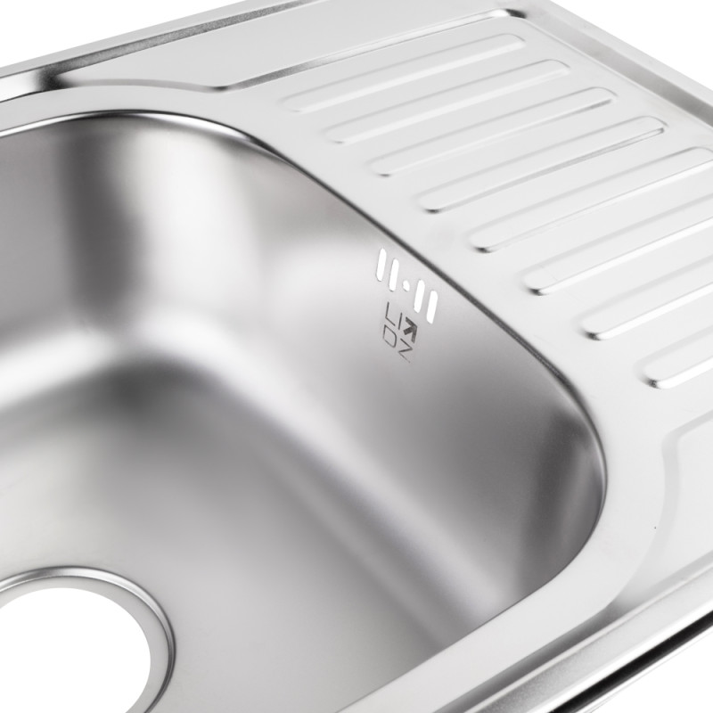 Lidz Кухонна мийка 7848 0,8 мм Micro Decor (LIDZ7848MDEC)