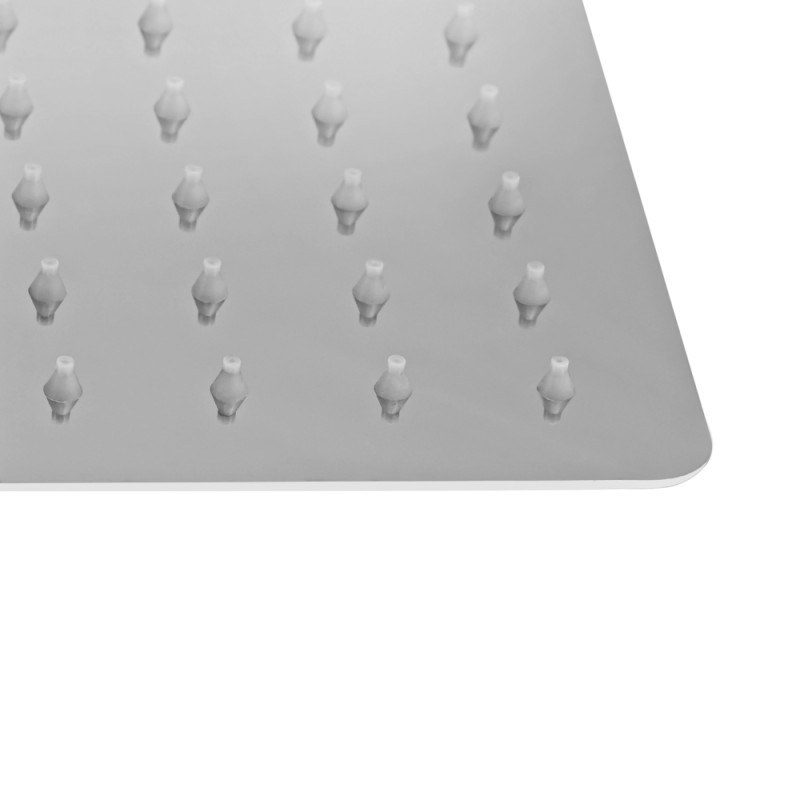 Lidz Лійка для верхнього душу Лейки Лейка 225 250x250 мм прямокутна LDNIA225NKS32452 Nickel