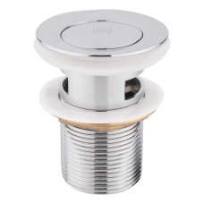 Lidz Донний клапан Tani 004 нажимний 1 1/4" з переливом LDTAN004CRM32527 Chrome