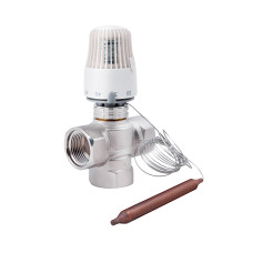 SD Forte Кран змішувальний триходовий 1" М30х1,5 з термоголовкою SF362W25