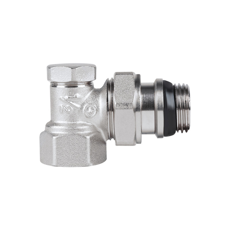 SD Plus Кран радіаторний 1/2" ВЗ з антипротіканням кутовий SD229W15
