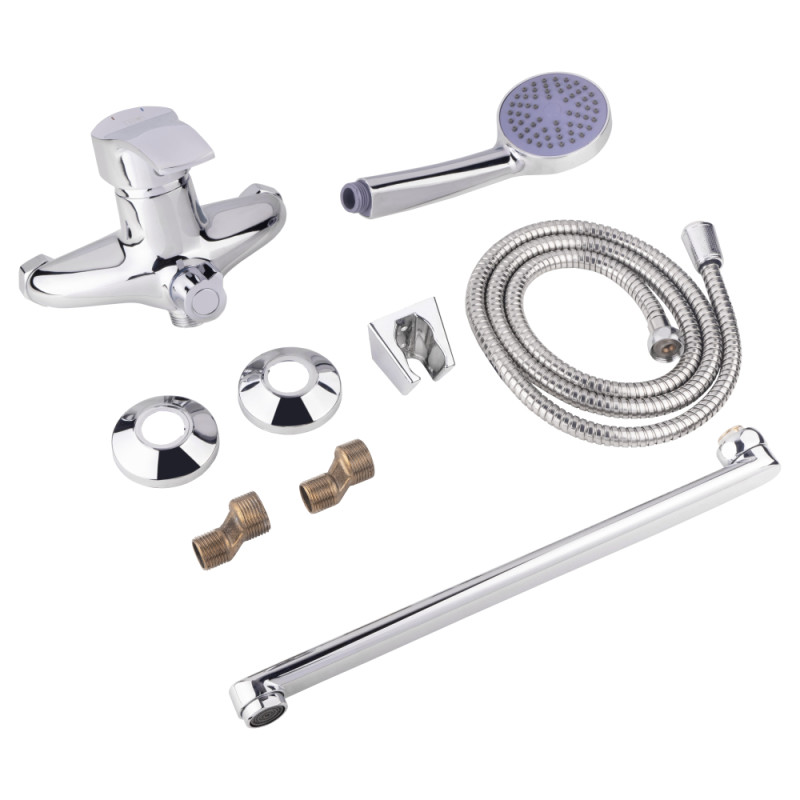 Lidz Змішувач для ванни Anny 005 з поворотним виливом (з душовим гарнітуром) (k40) LDANN005CRM35120 Chrome