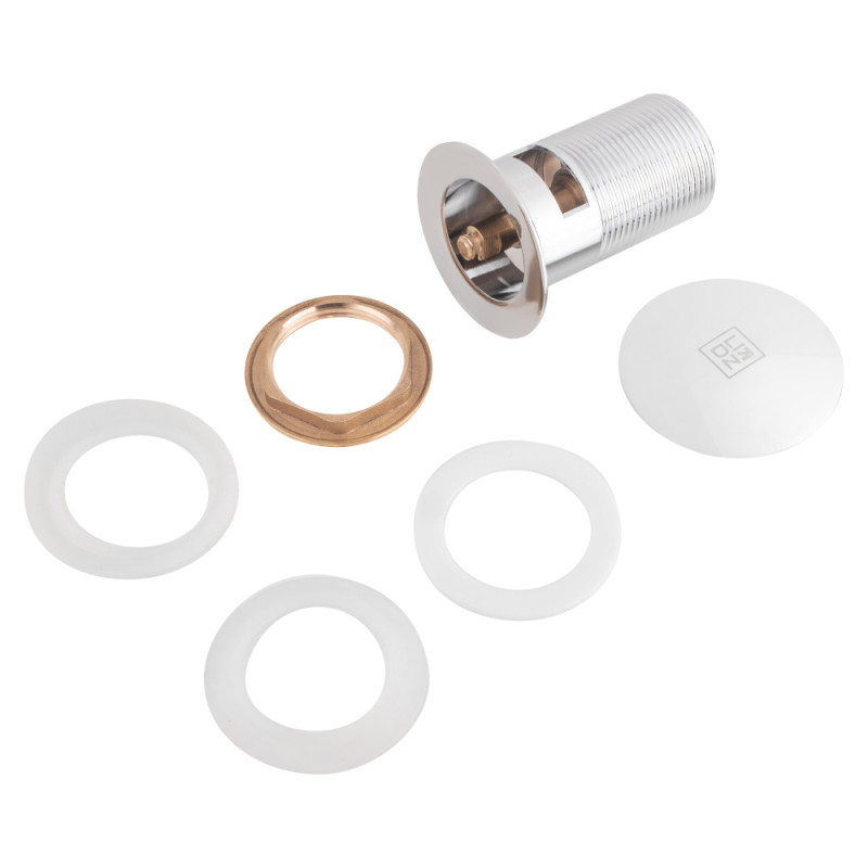 Lidz Донний клапан Tani 003 нажимний 1 1/4" з переливом LDTAN003CRM32526 Chrome