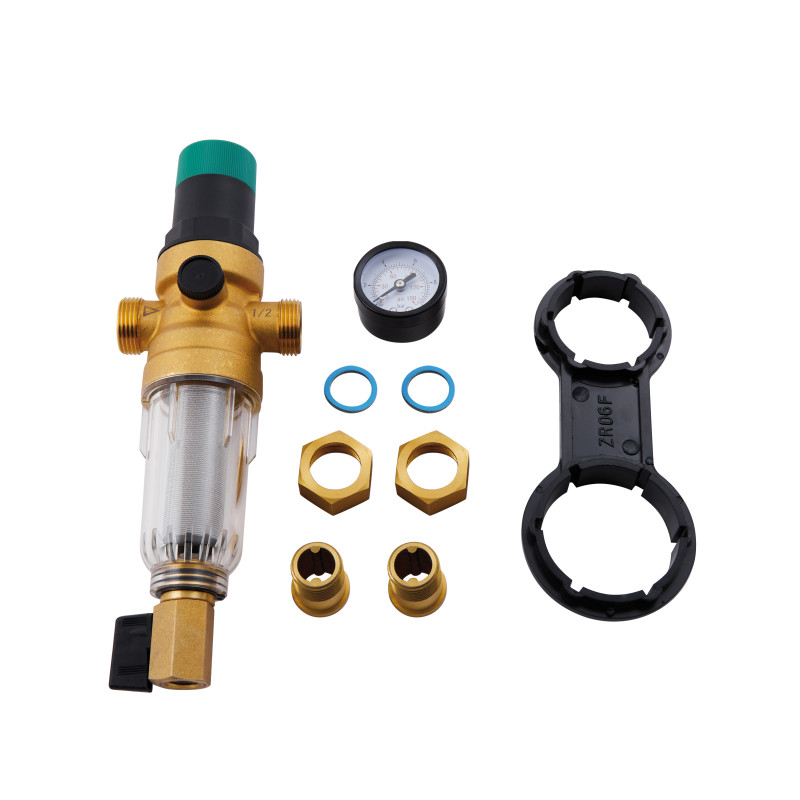 SD Forte Фільтр самопромивний 1/2 "з редуктором для холодної води SF128W15C