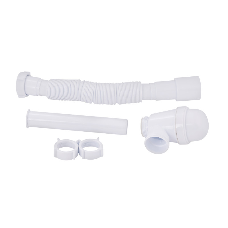 Lidz Сифон для раковини (WHI) 60 08 E003 00 (вихід 50 мм) без випуска