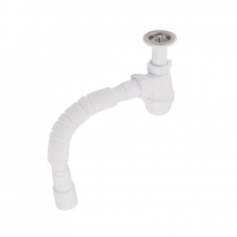 Lidz Сифон для раковини (WHI) 60 06 Y001 01 (вихід 50 мм)