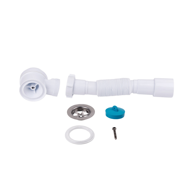 Lidz Сифон для душового піддона (WHI) 60 04 P002 01 (вихід 40/50 мм)