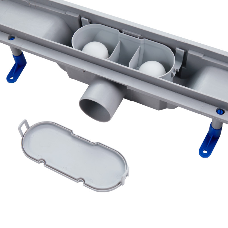 Qtap Трап Dry Tile304-800 лінійний з сухим закривом під плитку 800 мм