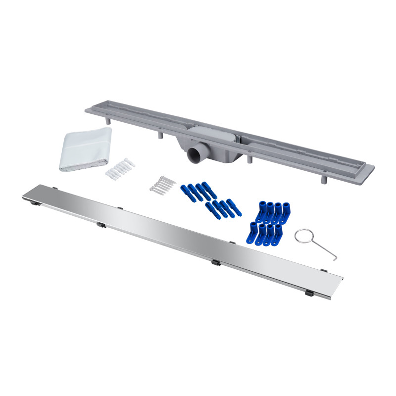 Qtap Трап Dry Tile304-900 лінійний з сухим закривом під плитку 900 мм