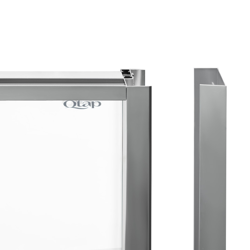 Qtap Душова кабіна Scorpio CRM10115-AC6 100x100 см, скло Clear 6 мм, покриття CalcLess, без піддона