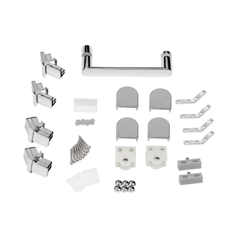 Qtap Душова кабіна Scorpio CRM10115-AC6 100x100 см, скло Clear 6 мм, покриття CalcLess, без піддона