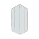 Qtap Душова кабіна Pisces CRM107-9SP5 75-90x75-90 см, скло Pear 5 мм без піддона