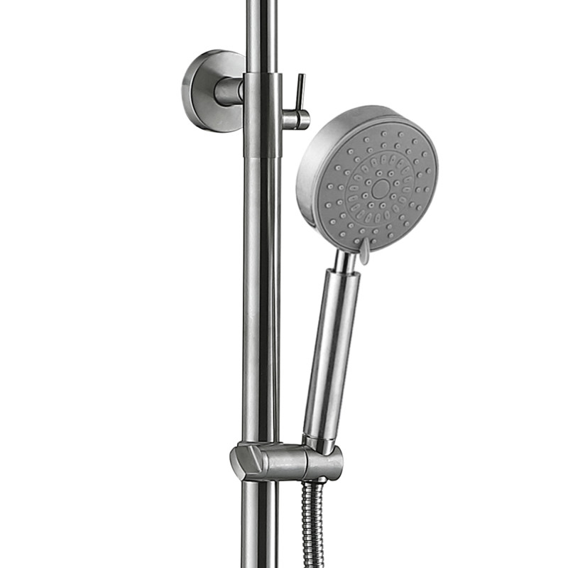 Lidz Душова система для кабіни Wind 1363 двохвентильний на два споживача LDWIN1363NKS43389 Nickel