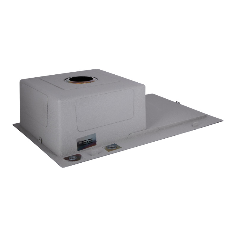 Lidz Мийка для кухні інтегрована Handmade H7849BR крило праворуч (LIDZH7849BRPVD3008) Brushed Black PVD 3,0/1,0 мм