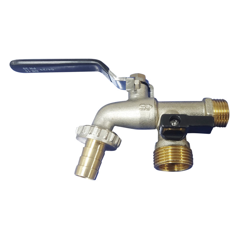 SD Plus Кран поливальний 1/2" ЗР 2 виходи  SD141W15