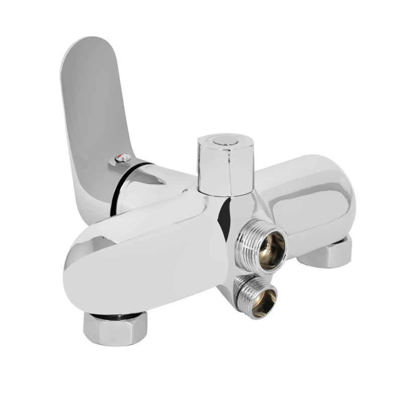 Lidz Змішувач для ванни Arrow 0052 з поворотним виливом (з душовим гарнітуром) (k35) LDARR0052CRM44954 Chrome