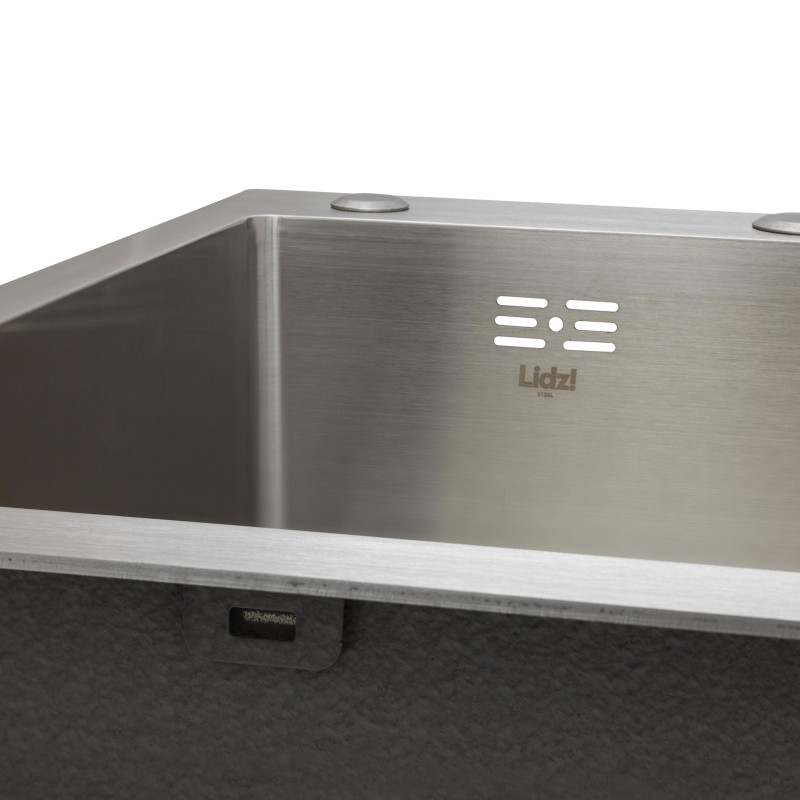 Lidz Мийка для кухні інтегрована Handmade H7849R крило праворуч (LDH7849BRUR45591) Brushed Steel 3,0/1,0 мм