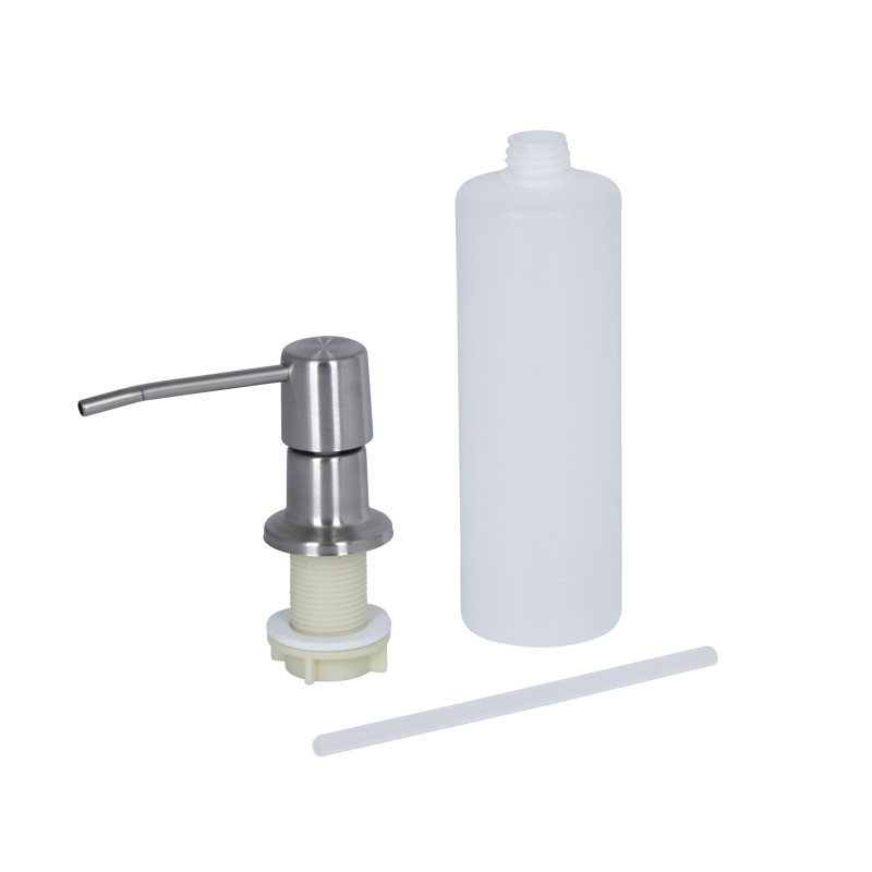 Lidz Мийка для кухні інтегрована Handmade H6350L крило ліворуч (LDH6350BRUL45588) Brushed Steel 3,0/1,0 мм