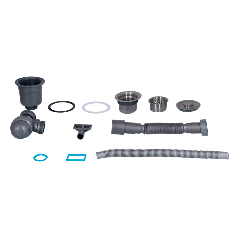 Lidz Мийка для кухні інтегрована Handmade H6350L крило ліворуч (LDH6350BRUL45588) Brushed Steel 3,0/1,0 мм