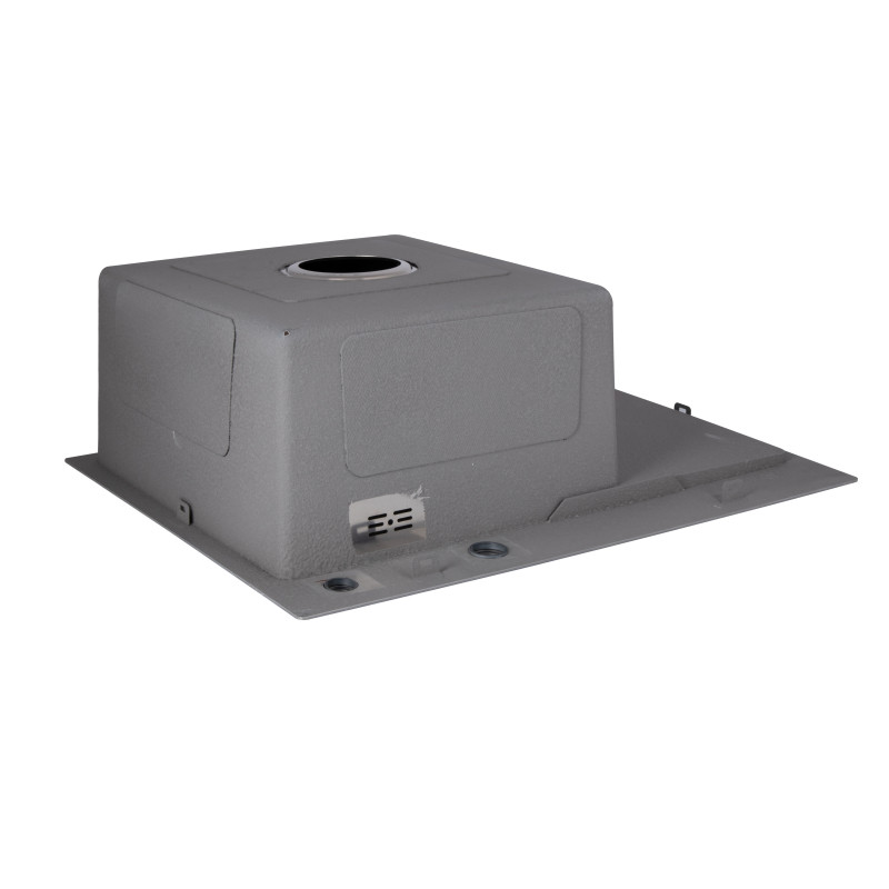 Lidz Мийка для кухні інтегрована Handmade H6350R крило праворуч (LDH6350BRUR45587) Brushed Steel 3,0/1,0 мм